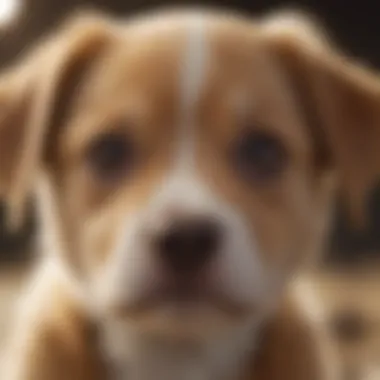 Lasa Opsi Puppy Expression Close-up of Lasa Opsi puppy's face