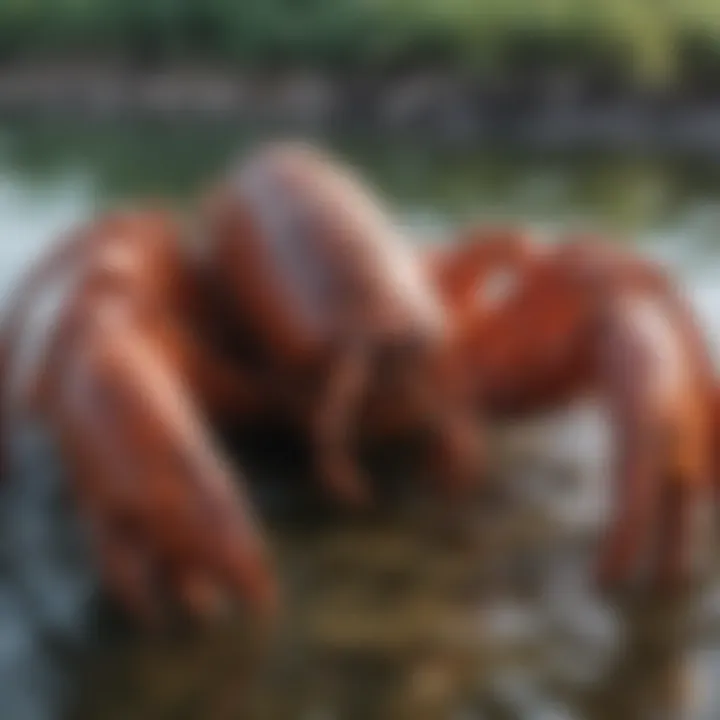 A scenic view of coastal waters highlighting sustainable lobster farming practices.
