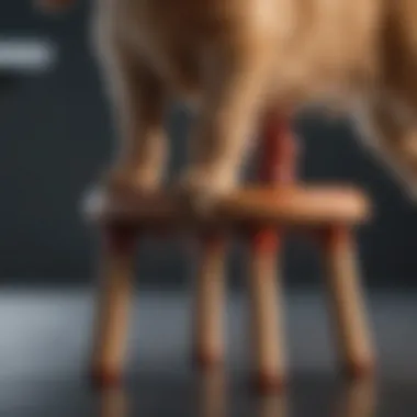 Puppy Stool Analysis Close-up of puppy stool with noticeable blood