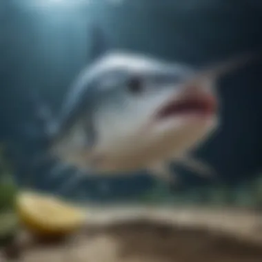 An array of prey species commonly consumed by swordfish