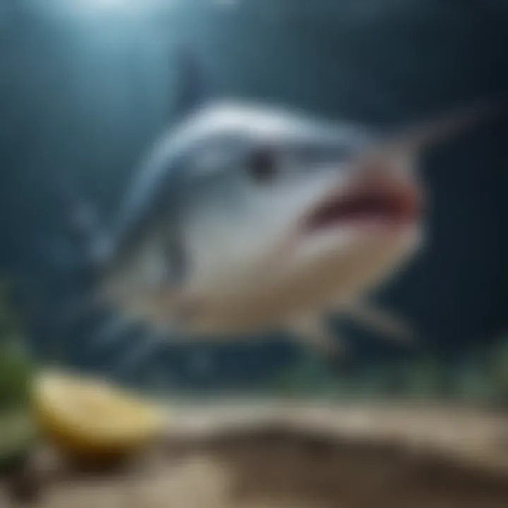 An array of prey species commonly consumed by swordfish