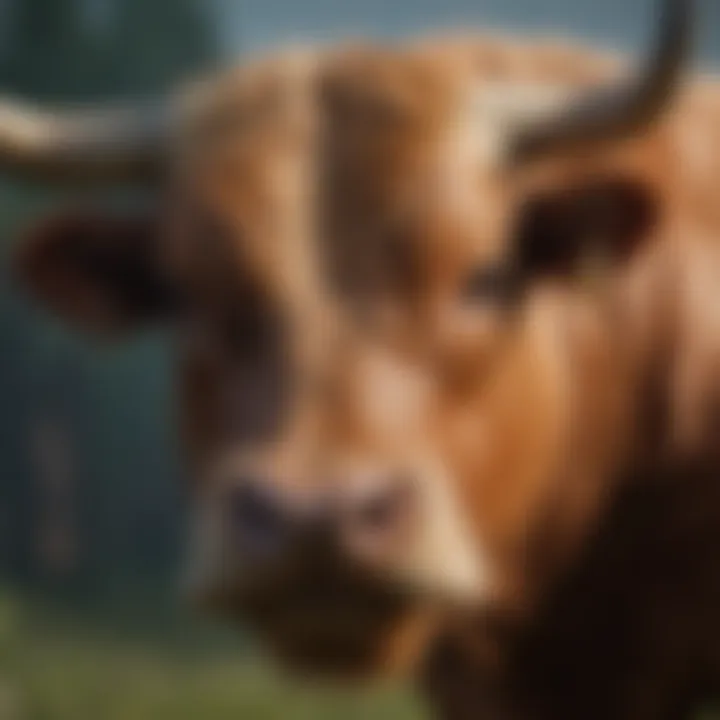 Close-up of the unique features of the English Bull Massive, showcasing its muscular build