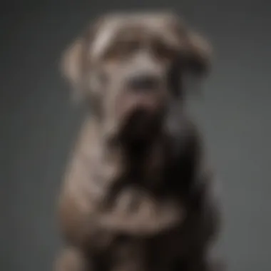 Majestic Neapolitan Mastiff standing proud