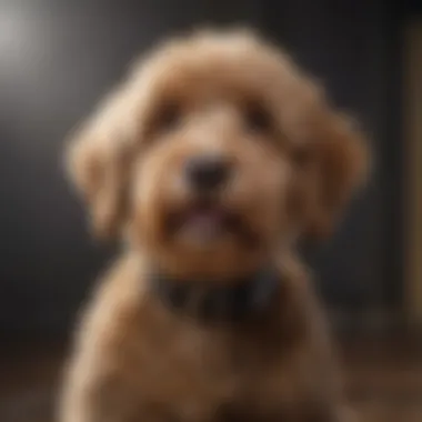 Growth stages of a Mini Labradoodle