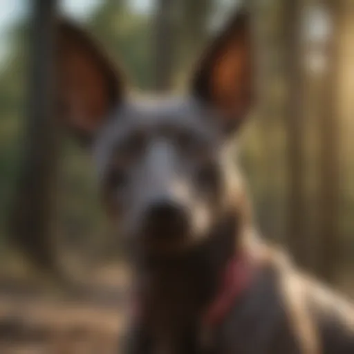 Unique characteristics of Xoloitzcuintli breed showcasing its distinct appearance