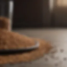 A close-up of Victor Puppy Food kibble showcasing its texture and size.