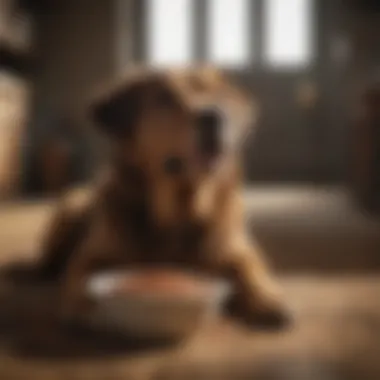 Diverse Nutritional Choices for Dogs A variety of dog food options in bowls