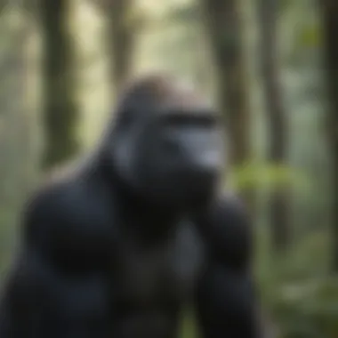 Gorilla Forest Habitat Dense forest environment where gorillas reside