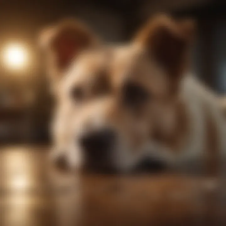 Alternatives to melatonin depicted through natural remedies for canine anxiety.